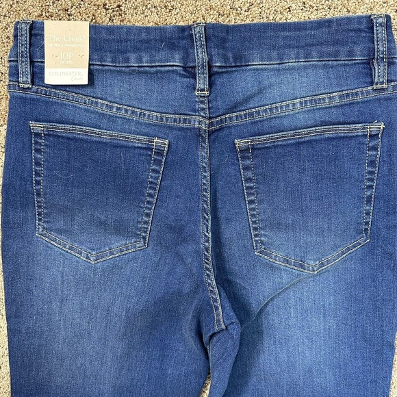 Coldwater Creek Straight-Leg Women's Jeans Size 10P Mid Rise Stretch NWT - Picture 7 of 10